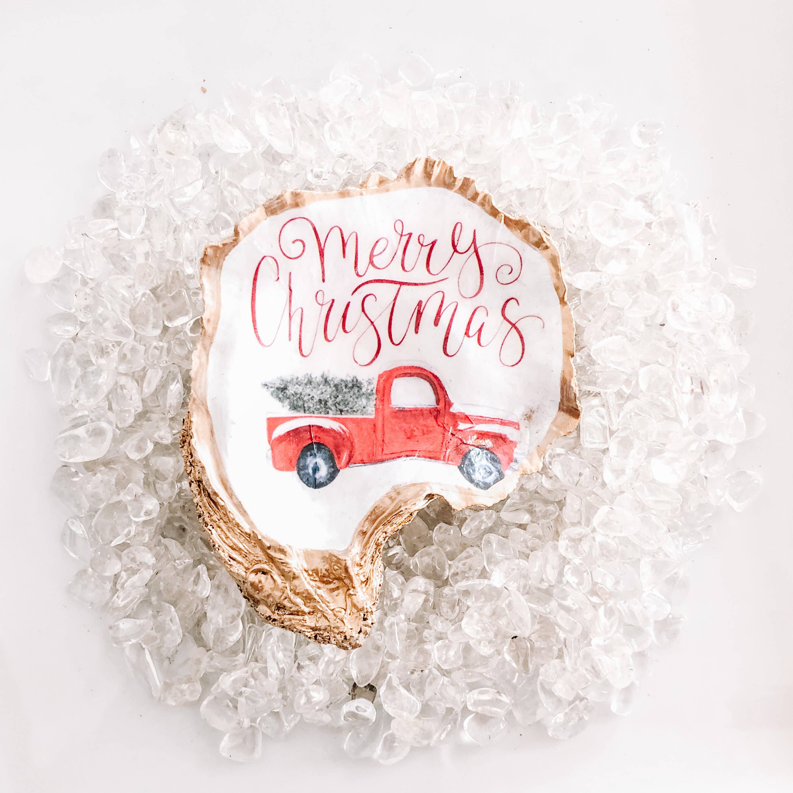 Kcrookdesign – Ornamento por atacado – Caminhão de Natal vintage