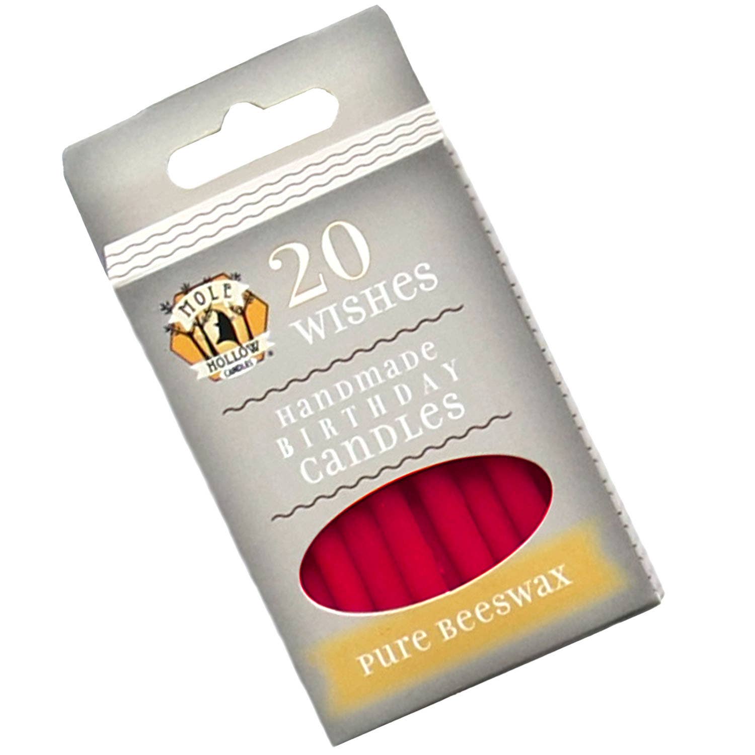 Mole Hollow Candles - Wholesale Cake Candle - Pure Beeswax Birthday Candles with 100% Cotton Wicks4