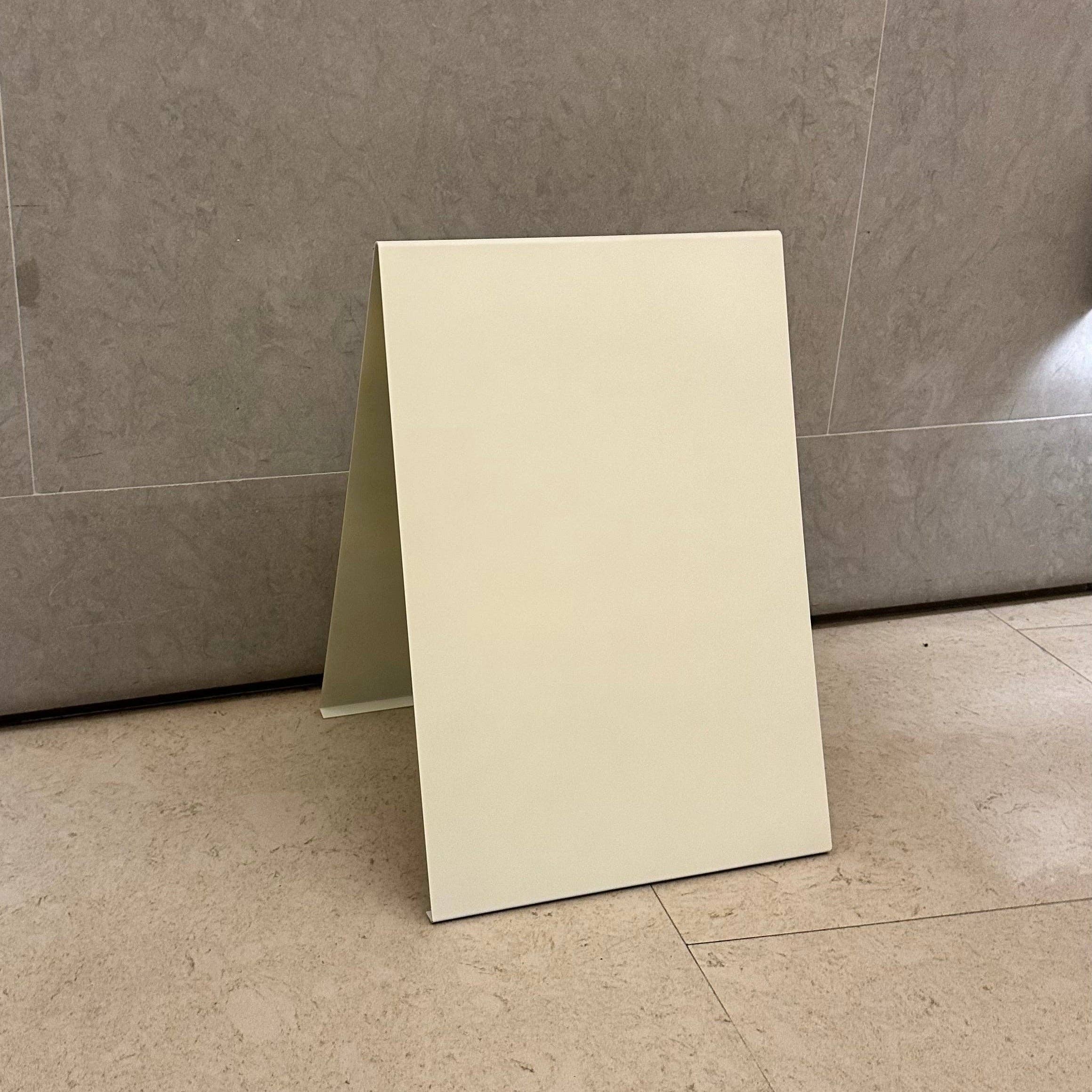 Signs and Mirrors - Wholesale Sign - #013 - Cream Stainless Steel A-Frame Sidewalk Sign3