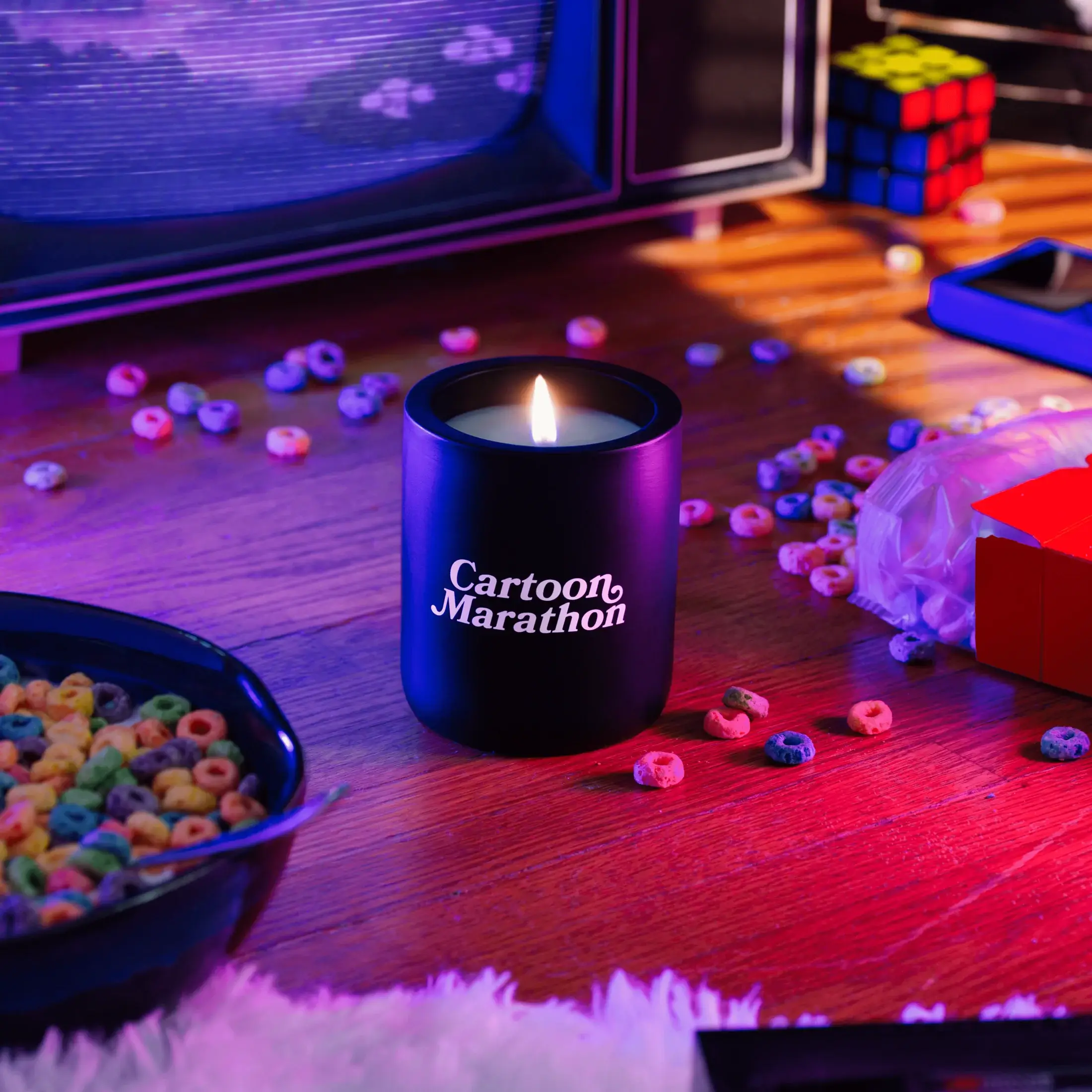 Flashback Supply Co. - Wholesale Jar/Filled Candle - Cartoon Marathon1