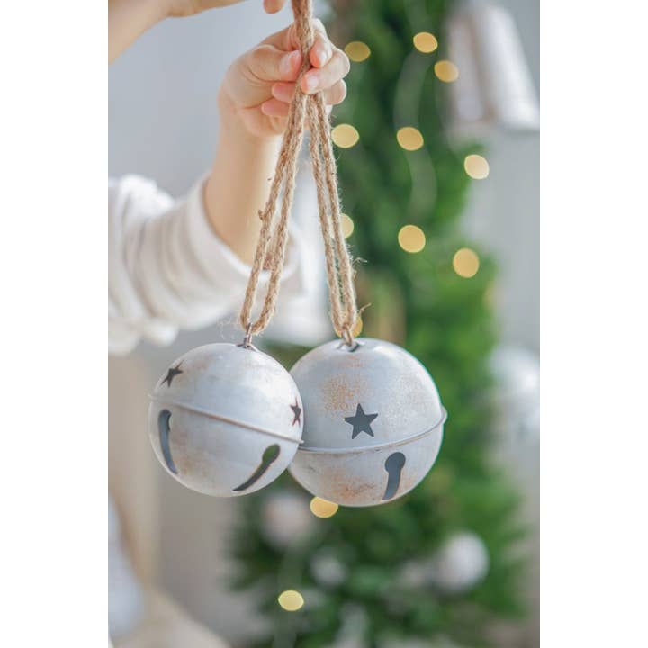 A&B Home Group Inc. - Wholesale Ornament - D4x4" Bell - Gray7