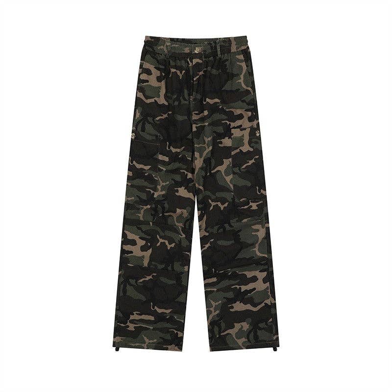 CAMOUFLAGE American Work Pants With Knee Pleats for wholesale on Faire0