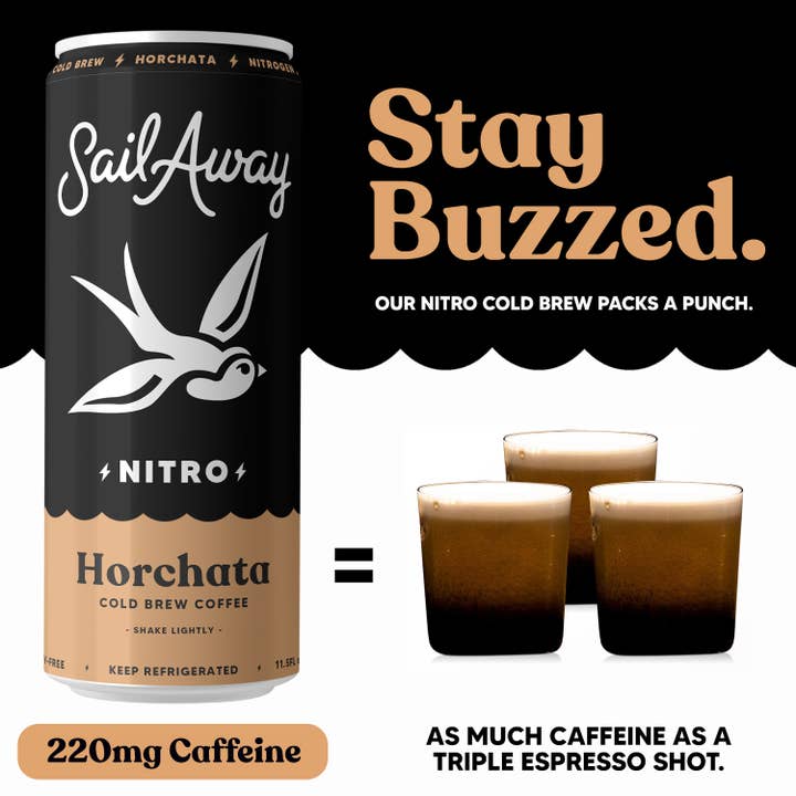 Sail Away Coffee Co. - Wholesale Iced Coffee/Cold Brew - Cold Brew Coffee - Vanilla & Cinnamon