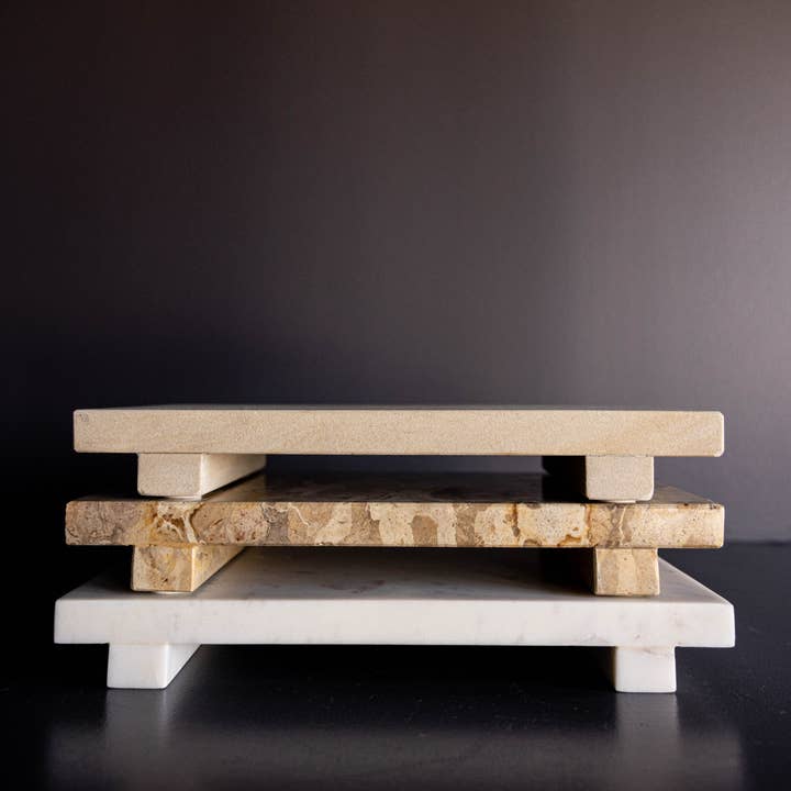 Luxe B Co - Wholesale Trivet - Beige Sandstone Trivet Riser4