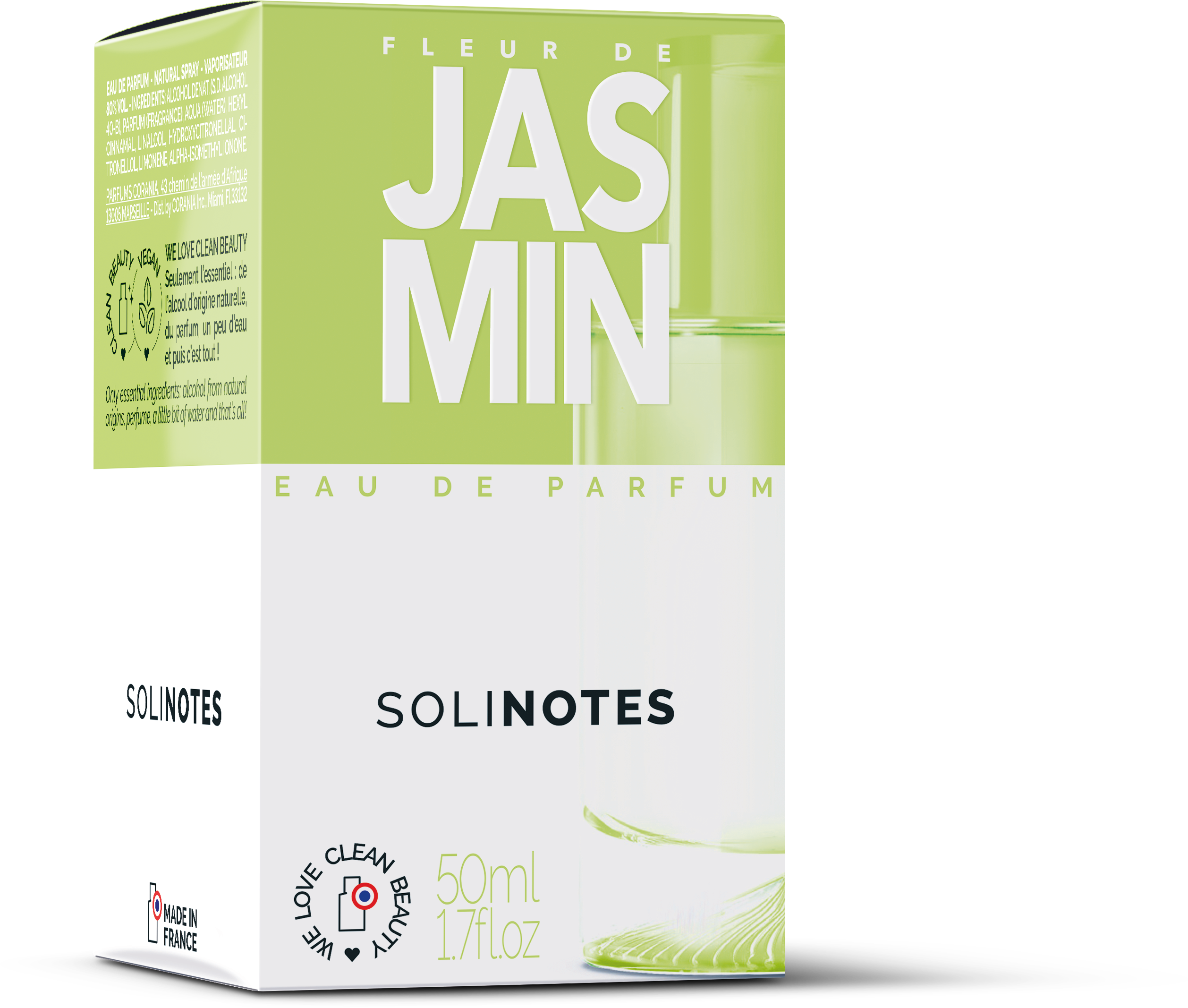 Solinotes (US Stores) - Distributed by Scents of Europe - Wholesale Perfume/Eau de Toilette - Jasmine Perfume 1.7 oz - CLEAN BEAUTY6