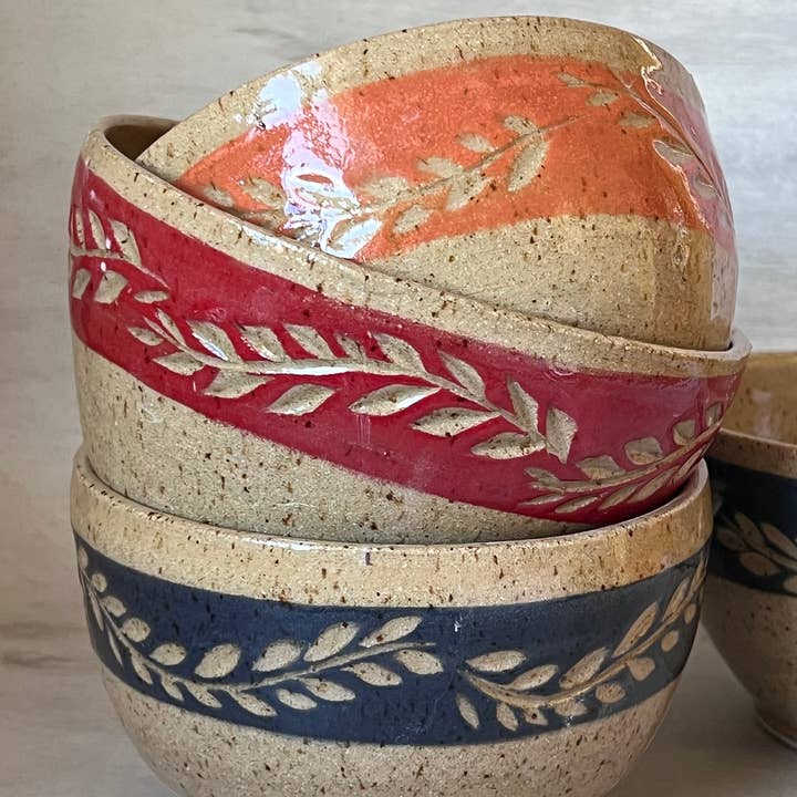 Handcrafted ceramic individual serving bowl for wholesale by JeLO Designs Pottery