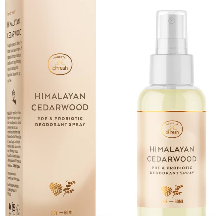 Himalayan Cedarwood Deodorant Spray for wholesale by Honestly pHresh