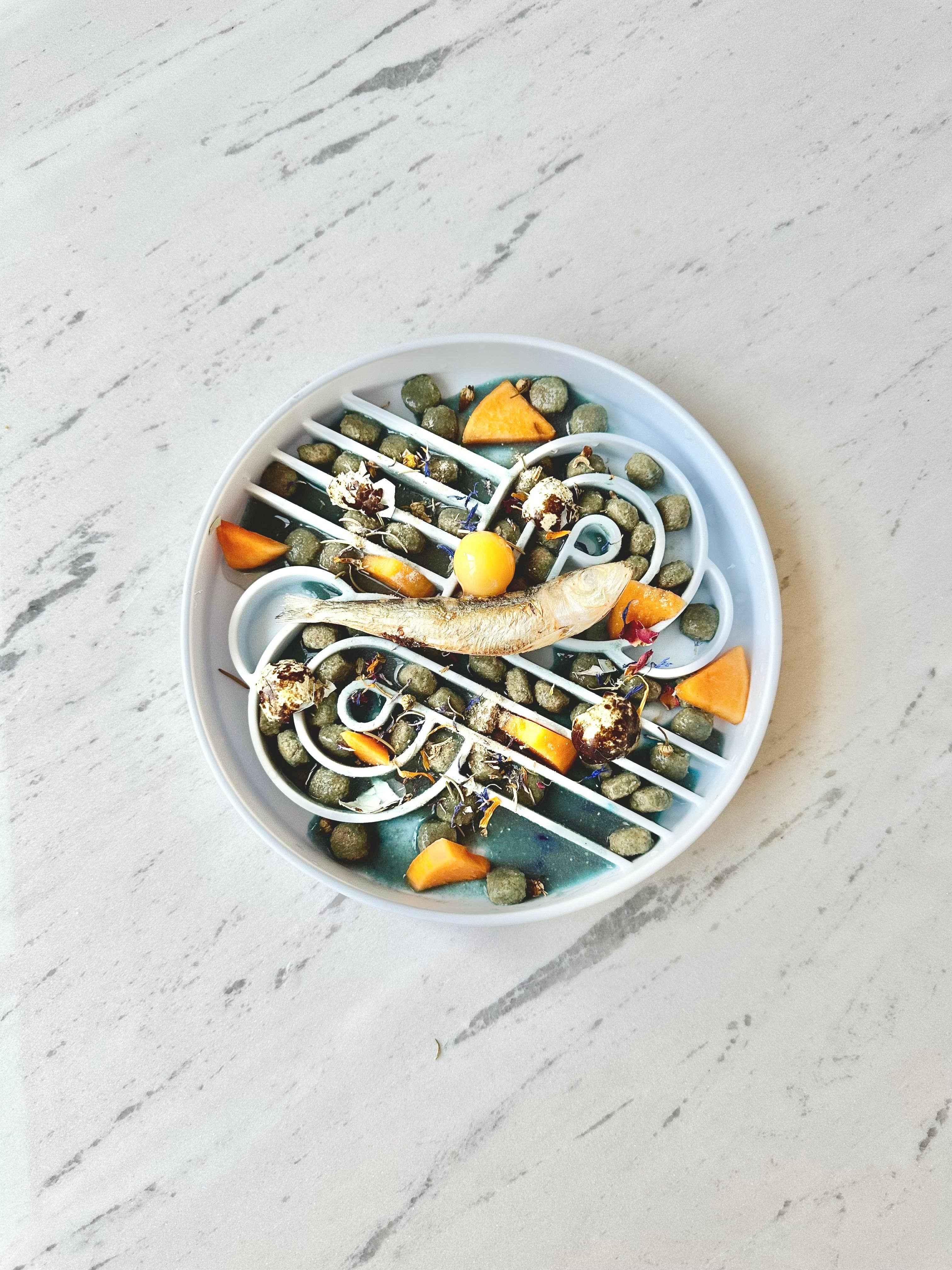 ollie b. good – Großhandel Futternapf – Katze/Hund – Zoomies Futternapf aus Silikon zum langsamen Fressen | Heidelbeere2