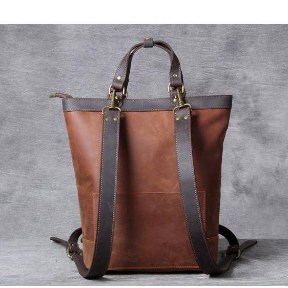 Steel Horse Leather - Vendita all'ingrosso Zaino - Unisex - The Icarus | Zaino in pelle vintage fatto a mano12