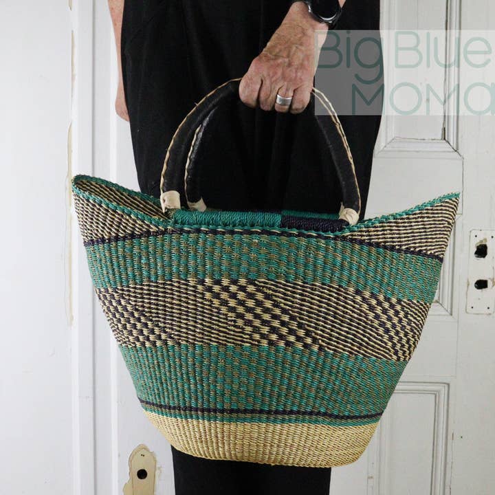 Big Blue Moma - Wholesale Grocery/Shopping Bag - U Shopper Large - Traditional Palette4