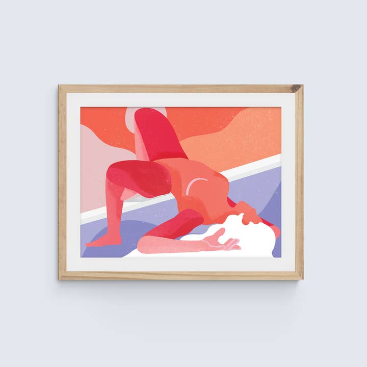 Walk The Plank Art Print for wholesale by Sir Sheep