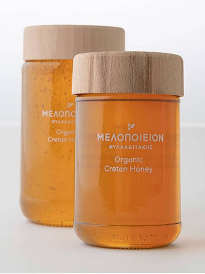 Organic Thyme Honey Fyllatidakis from Crete 800gr for wholesale by Olive Oil from the Sea