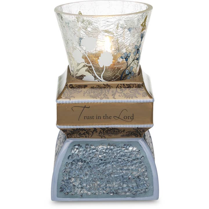 Trust in the Lord - 5.5" Tealight Holder for wholesale by Pavilion