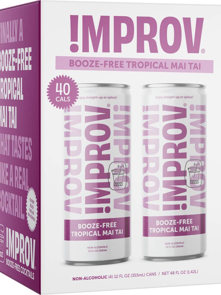 Improv Non-Alcoholic Tropical Mai Tai for wholesale by Improv Non-Alcoholic Cocktails