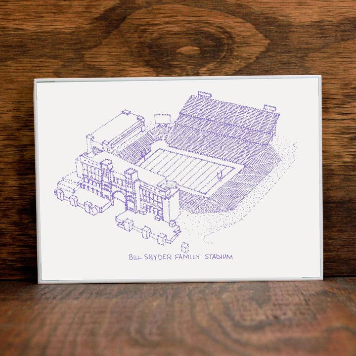 Bill Snyder Family Stadium, thuisbasis van de Kansas State Wildcat voor wholesale door Designs By Patterson