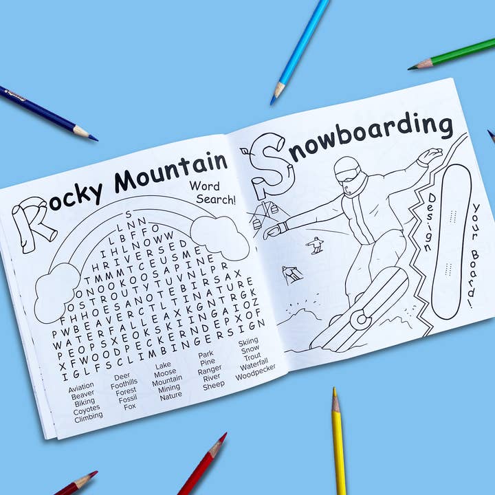 Sleepy Panther Design Co - Wholesale Coloring Book - Kids & Baby - The World Famous Colorado Alphabet Coloring Book