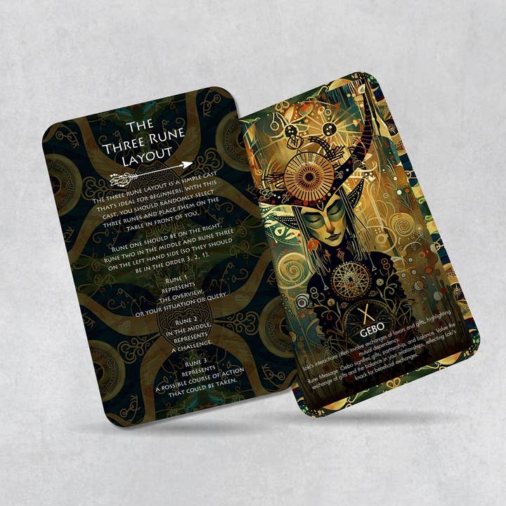 Ibiza Tarot USA - Wholesale Tarot Cards - The Runes of Loki - 26 cards - Runes Oracle - Oracle Deck - Fortune Telling - Divination tools - Oracle Gift4