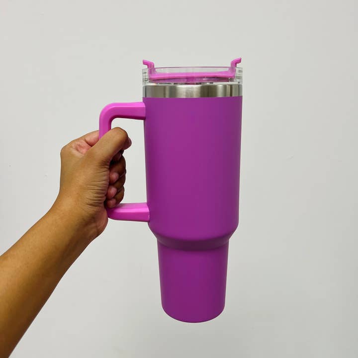 MadebyOmo - Wholesale Insulated Mug/Tumbler - 40oz Tumbler l Blank 40oz Tumbler with handle
