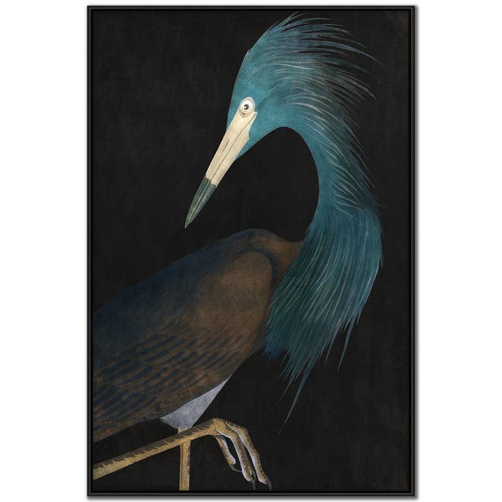 Art mural sur toile Héron bleu majestueux II pour la vente par Streamline Art