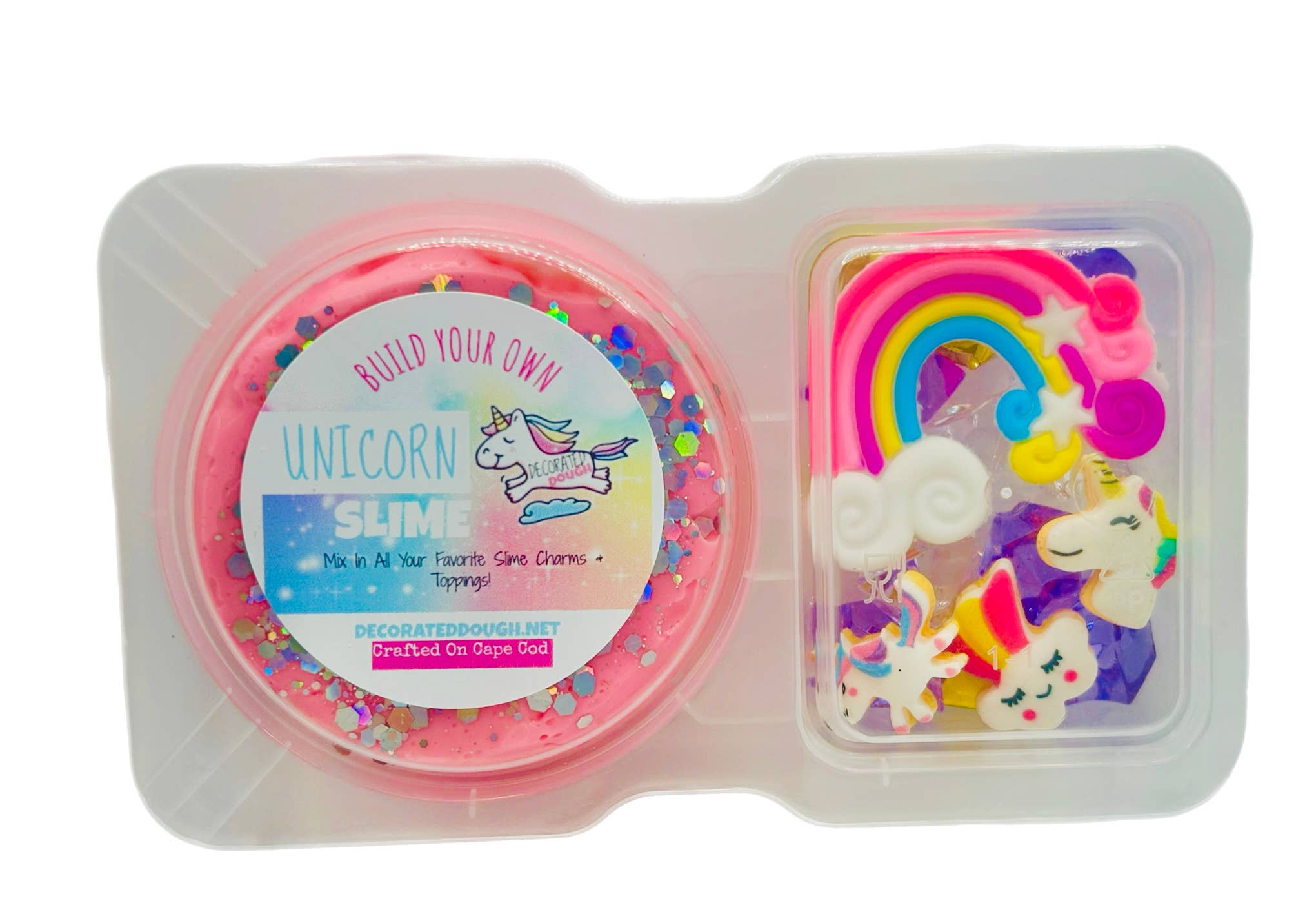 Decorated Dough - Wholesale Putty/slime – Child - Unicorn Slime Build Your Own 0