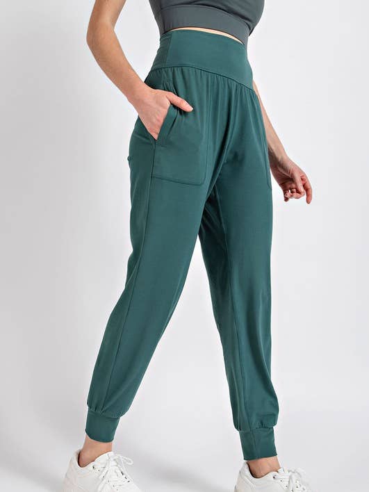 Sunday Morning - Wholesale Athletic Sweatpants/Joggers - Women's - PP216537 Butter Soft Solid Jogger with Pockets