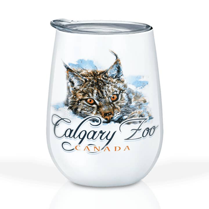 Custom Watercolor Zoo Cats Stainless Wine Glass Collection por atacado de Matrix