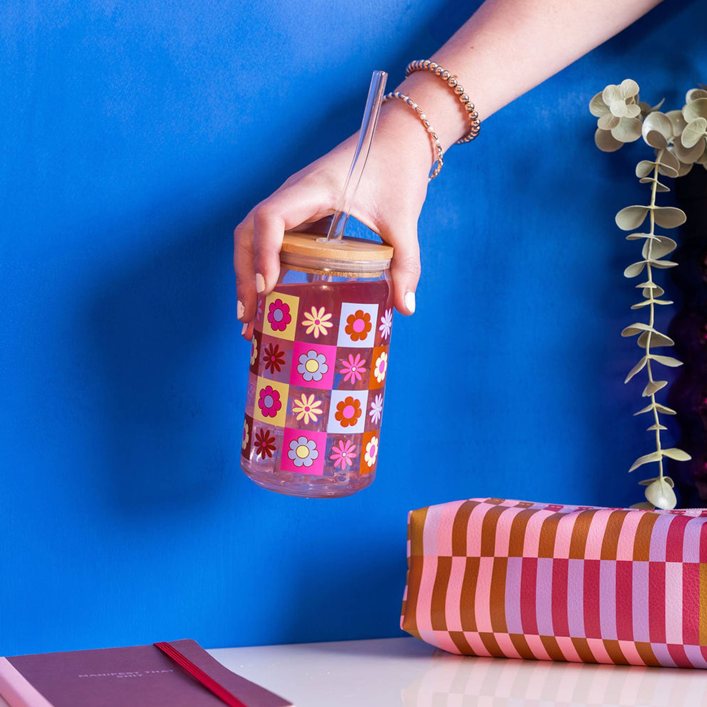 Talking Out of Turn - Wholesale Drinking Glass/Cup - Can Glass w/Lid + Straw TOP SELLER!9