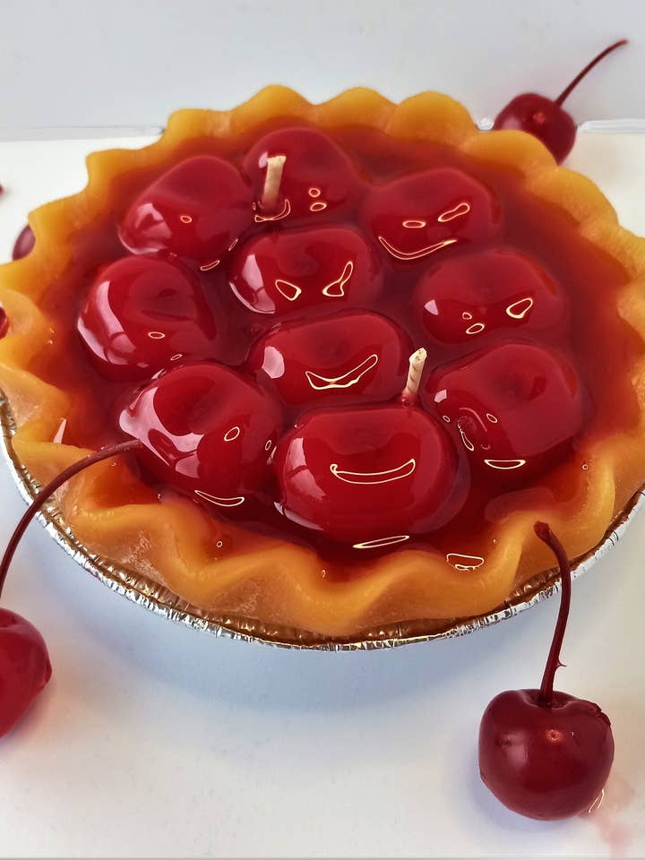 Cherry Pie Candle 10oz - 5in for wholesale by Cozy Home Wax Company