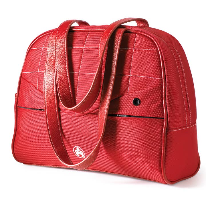 Women's 14.1" Chromebook Laptop Purse - Red/White for wholesale by Mobile Edge LLC