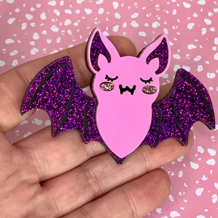 Birdie Bananas - Wholesale Brooch - Halloween Bat Brooch