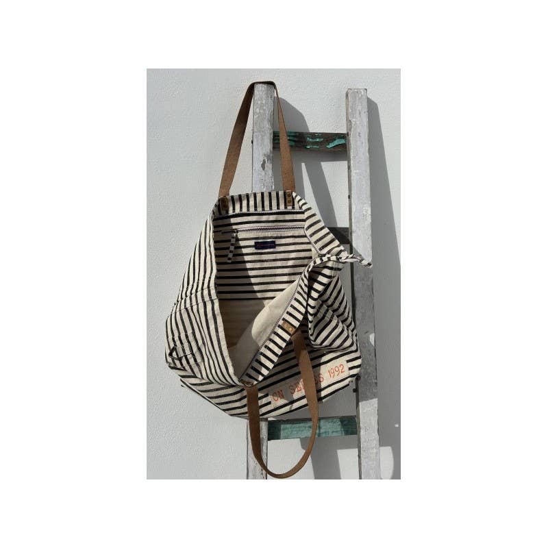 Casa Natura Design SL - Wholesale Tote Bag - Women's - Large Rectangular Bag with Leather Handle and Zipper - ZEB SKYLAR14