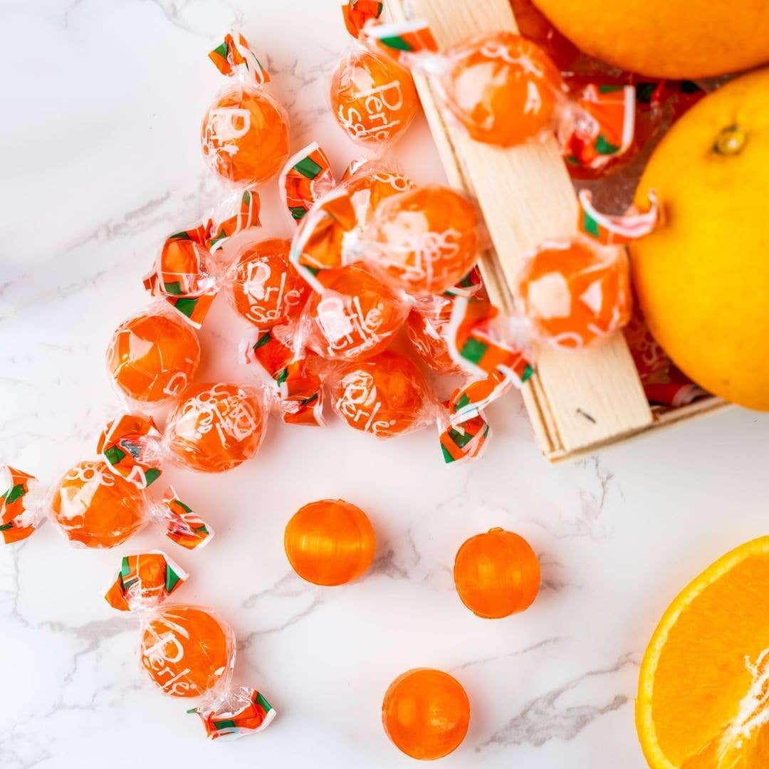 Perle di Sole LLC – Großhandel Bonbons – Original Zitronen- und Orangen-Tropfensortiment (1,1 lb Familientasche3