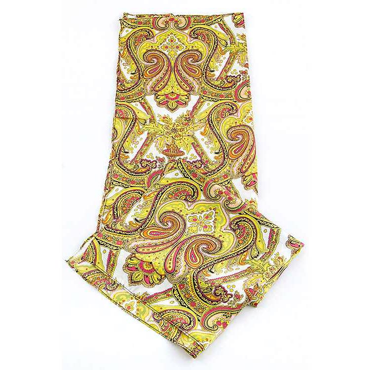 Artini Accessories - Vendita all'ingrosso Sciarpa - Donna - Sciarpa quadrata in 100% seta con motivo paisley2