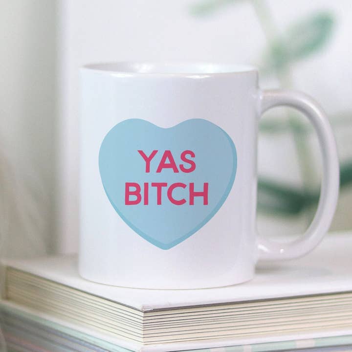Yas B*Tch Mug / Mug For Best Friend / Funny Mug For Friend / Funny Meeting Mug / Gifts For Best Friends for wholesale by the adventure corner