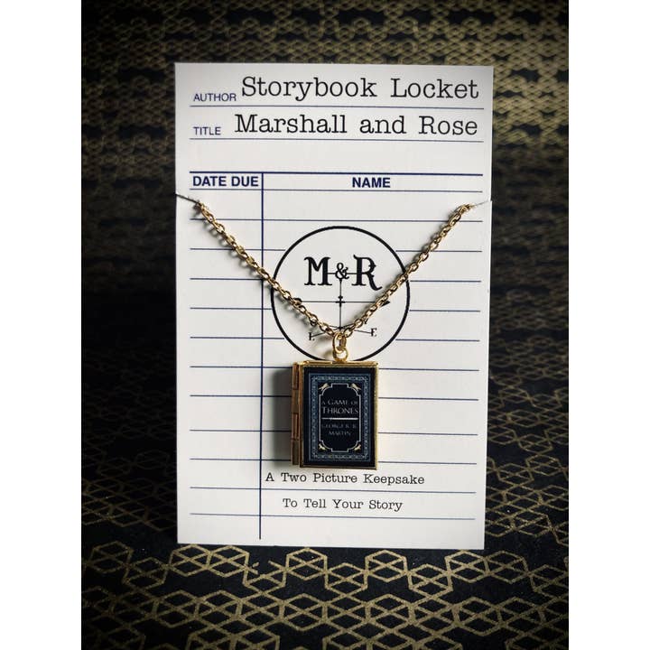 Marshall and Rose - Wholesale Locket Necklace - Book Locket Game of Thrones 4