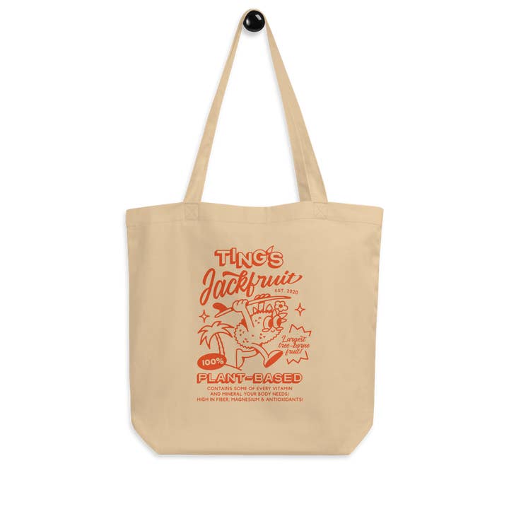Ting's Signature Jackfruit Tote | Miljövänligt för wholesale av Ting's, LLC