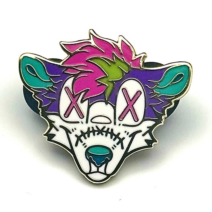 Épinglette Victor pour la vente par Playing Possum Clothing Co.