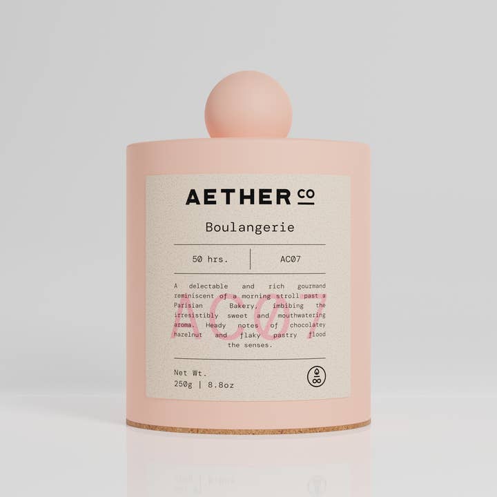AetherCo - Wholesale Jar/Filled Candle - Boulangerie Candle 250g