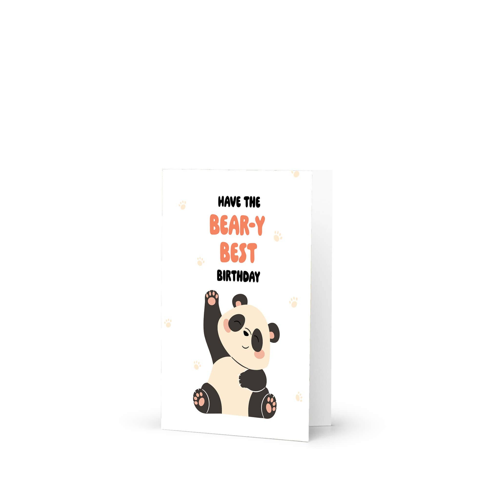 Cute Asian Cards - Vente Cartes d'anniversaire - Carte d'anniversaire panda-rable | Jeu de mots drôle avec un mignon panda chinois asiatique6