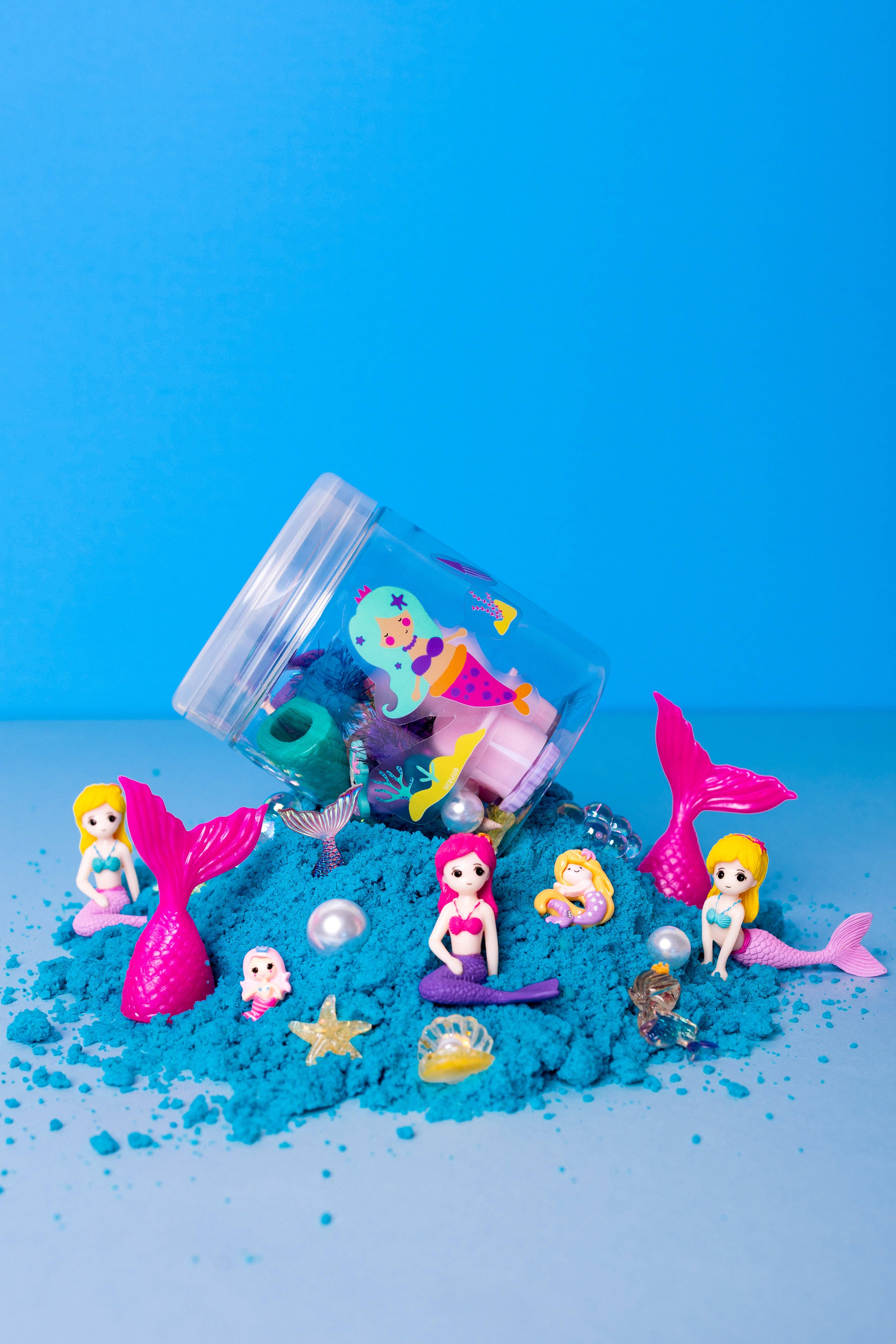 splashy sand - Wholesale Putty/Slime - Kids - Mermaid Bath Sensory splashy sand Play Kit1