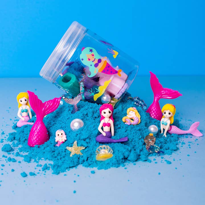 splashy sand - Wholesale Putty/Slime - Kids - Mermaid Bath Sensory splashy sand Play Kit1