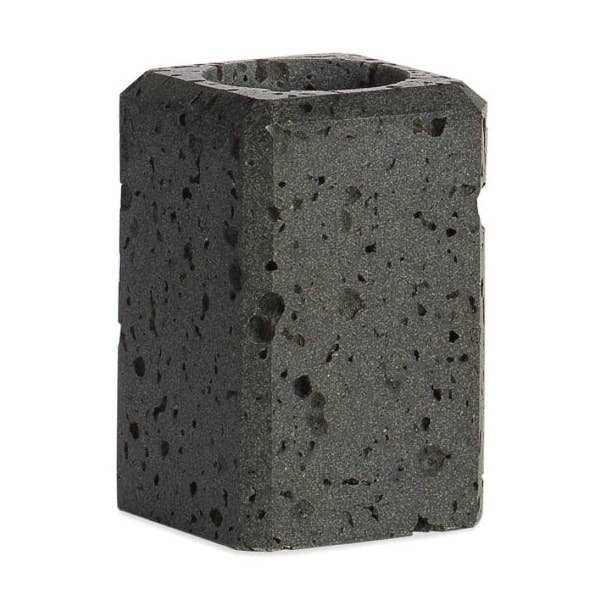 Svart travertin marmor tandborsthållare för wholesale av Andrea House