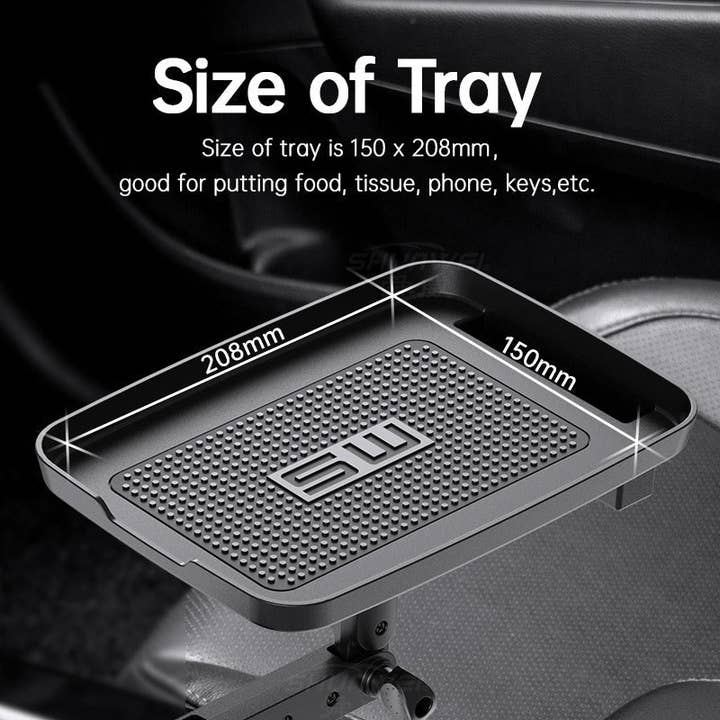 VIGOR - Wholesale Car Decorative Charm - Unisex - Car Cup Holder Expander with Tray 360°Rotating Table Adjusta5