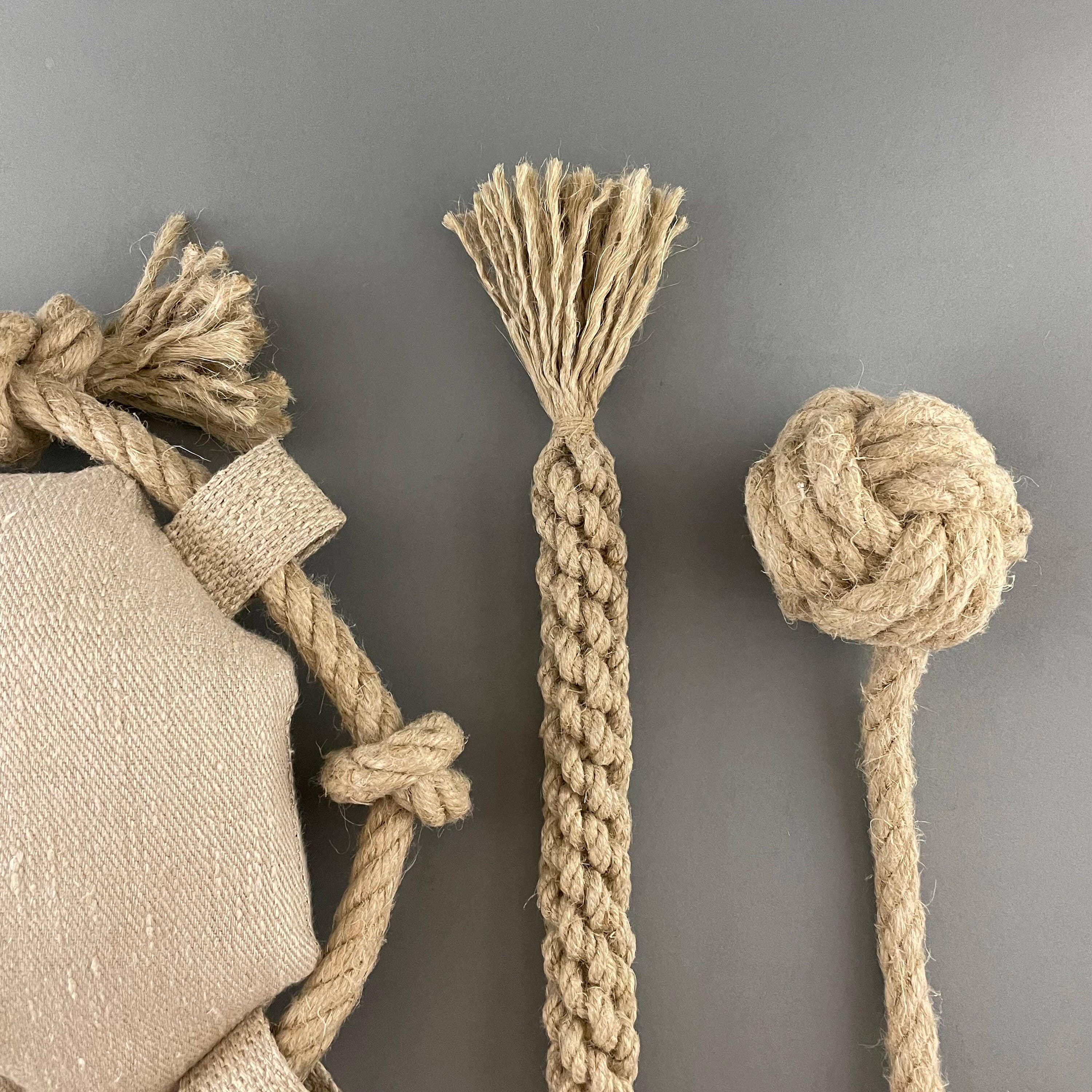 organic rope dog toys