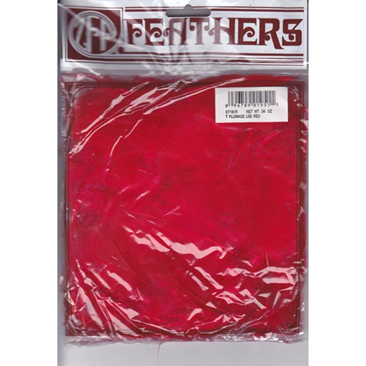 Zucker Feather Products - Vente Matériels de bricolage - Plumes de dindon en vrac, 0,5 oz, rouges1
