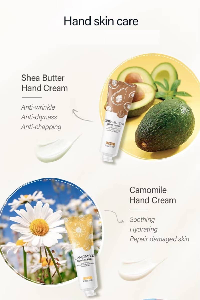 ASSORTED  ,.._ Moisturizing Hand Cream Set Of 4 (1set = $4) for wholesale on Faire14