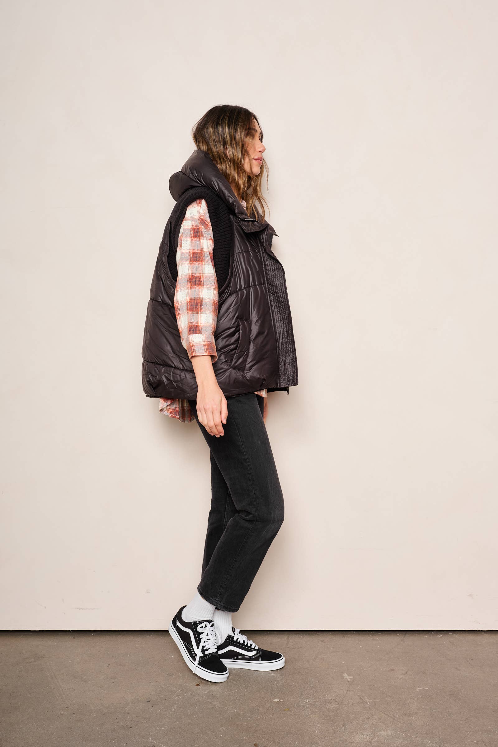 Nero GILET VIOLA in vendita all'ingrosso su Faire6