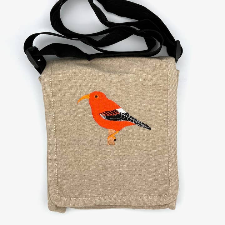Scarlet Honeycreeper Field Bag for wholesale by Women of the Cloud Forest