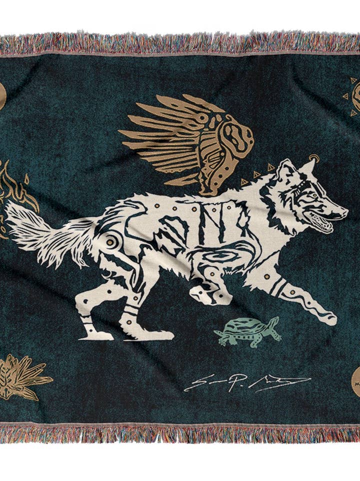 AEON Wolf Blanket for wholesale by Sean Martorana