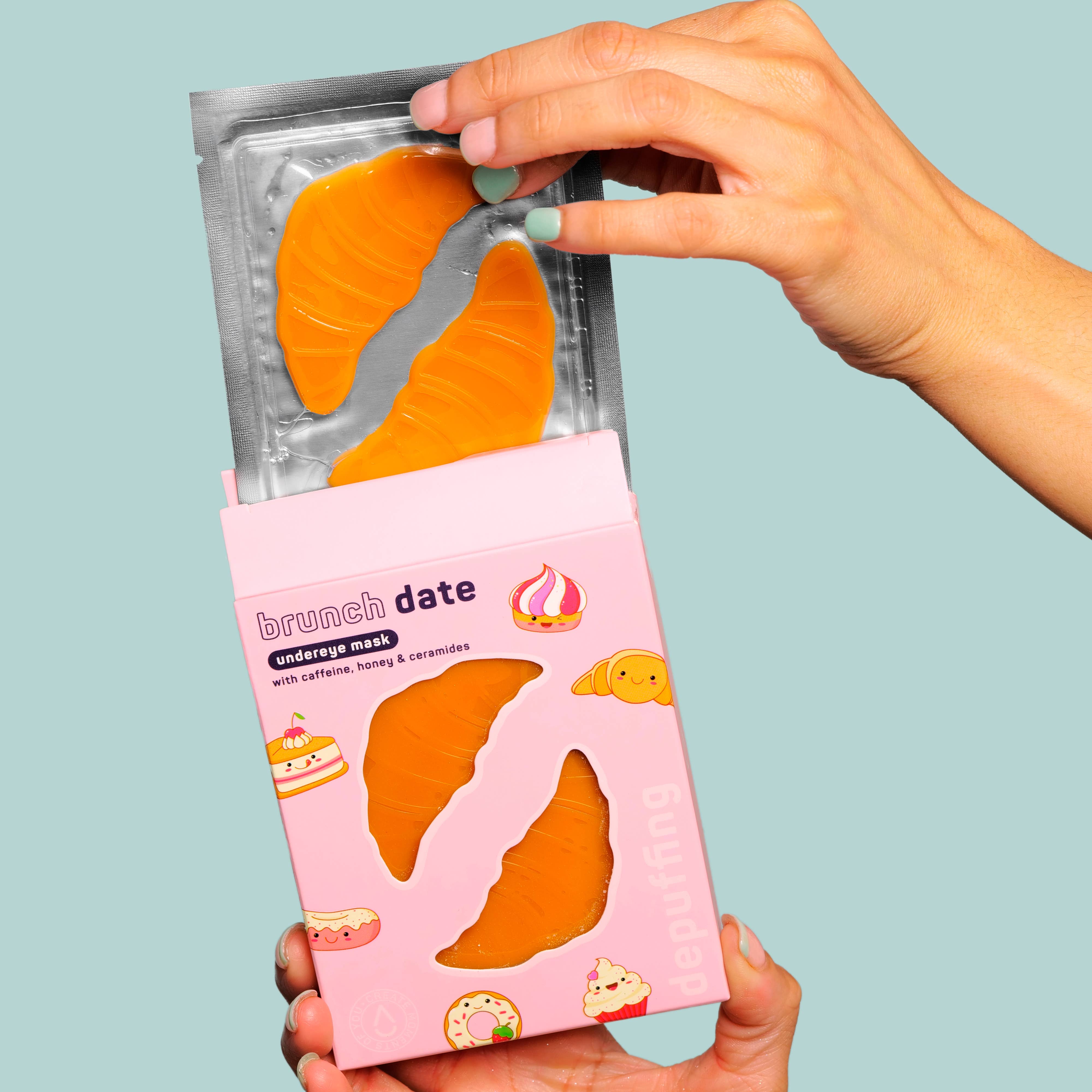 My Spa Life - Wholesale Eye Treatment Mask - Valentines' Day Brunch Date Depuffing Undereye Masks 2